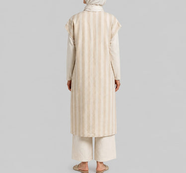 Long Striped Vest