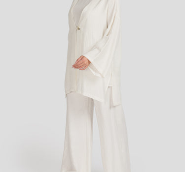 One-Button Relaxed Cardigan