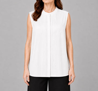 Pleated Front Top