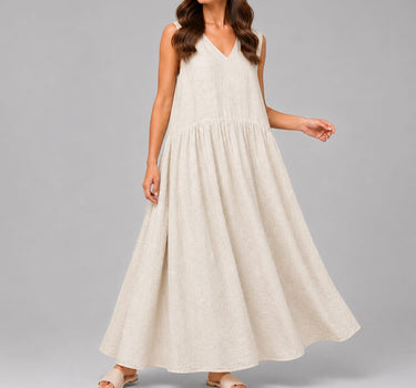 V-Neck Maxi Dress