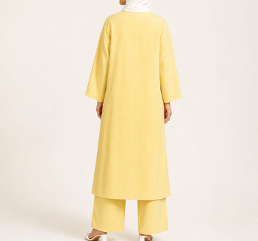 Single-Button Longline Cardigan