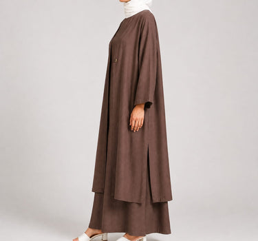 Single-Button Longline Cardigan