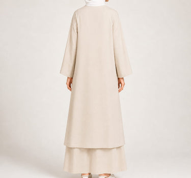 Single-Button Longline Cardigan