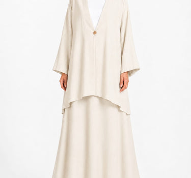 One-Button Relaxed Cardigan