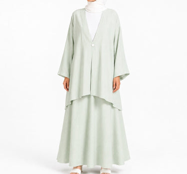 One-Button Relaxed Cardigan