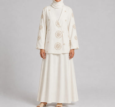 Embroidered Gabardine Jacket