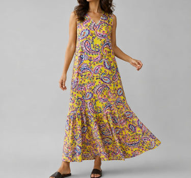 Paisley Flow Maxi Dress