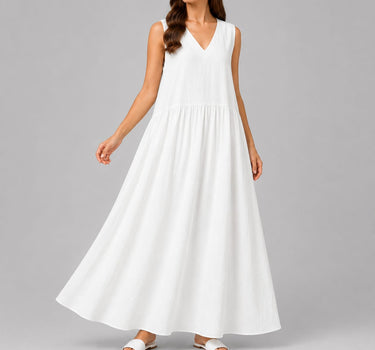 V-Neck Maxi Dress