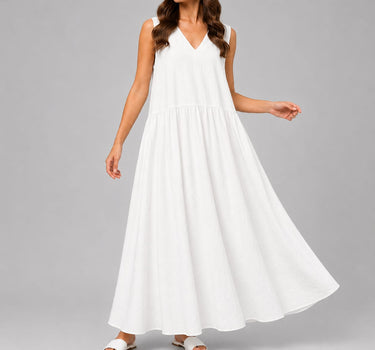 V-Neck Maxi Dress