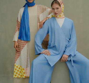 One Sided Pocket Crossover Blouse