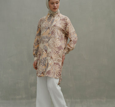 Patterned Poplin Chemise