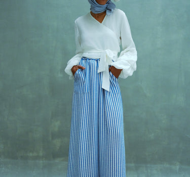 Striped Drawstring Pants