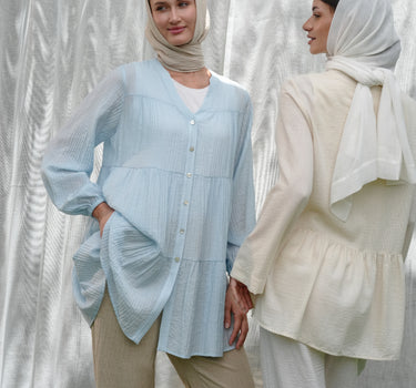 Loose Fit V-Neck Blouse