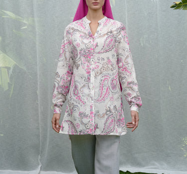 Relaxed Paisley Blouse