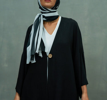 Linen Blend Buttoned Cardigan