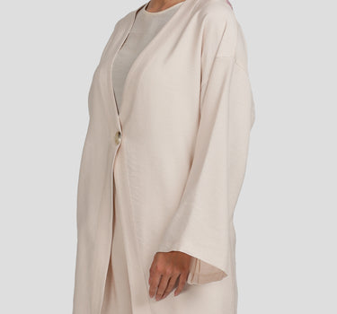 Single-Button Cardigan