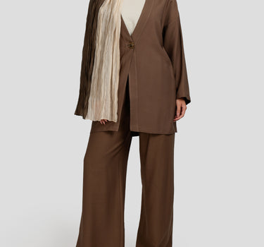 Single-Button Cardigan