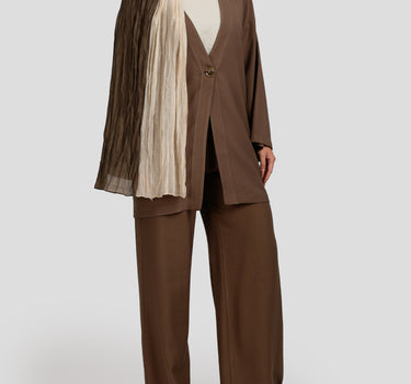 Single-Button Cardigan