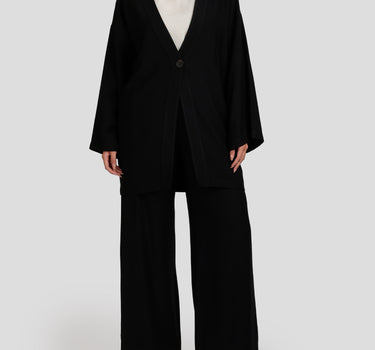 Single-Button Cardigan