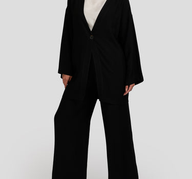 Single-Button Cardigan