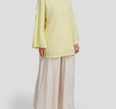 Embroidered Abstract Floral Blouse