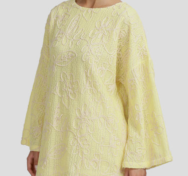 Embroidered Abstract Floral Blouse