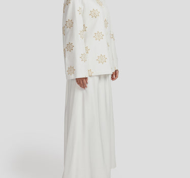 Embroidered Gabardine Jacket