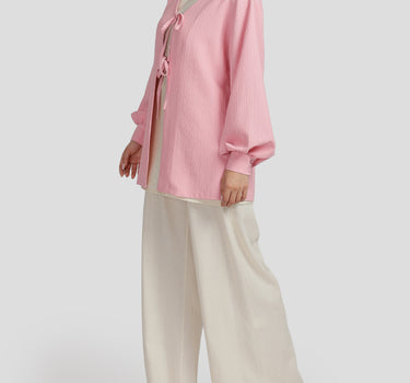 Ribbon Tie Blouse