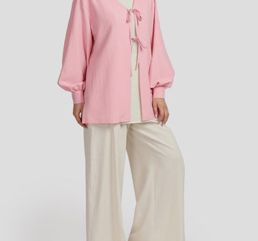 Ribbon Tie Blouse