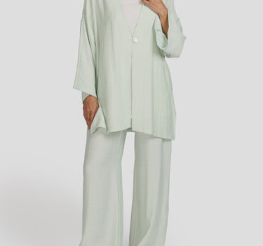 One-Button Relaxed Cardigan