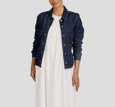 Embroidered Hem Maxi Dress