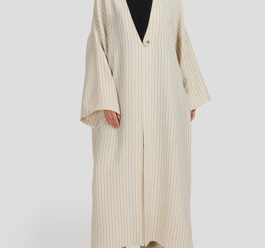 Striped Longline Cardigan