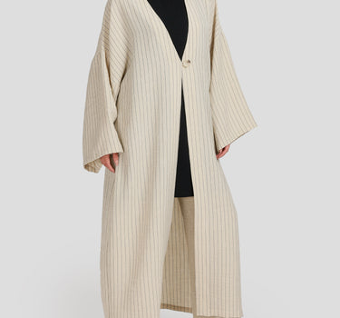 Striped Longline Cardigan