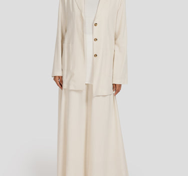 Beige Flowy Pants
