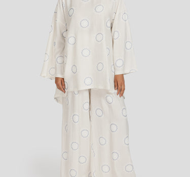 Circular Motif Pants