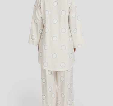 Circular Motif Pants