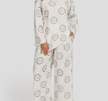 Circular Motif Pants