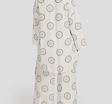 Circular Motif Pants