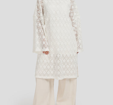 Openwork Patterned Blouse