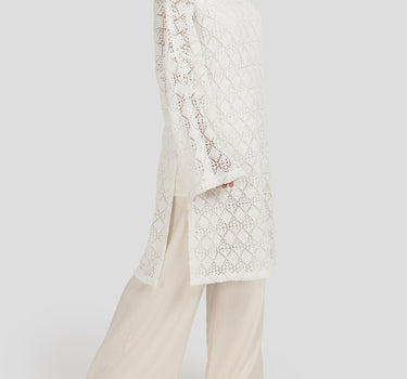 Openwork Patterned Blouse