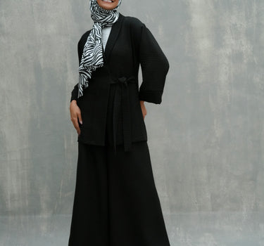 Shawl Collar Crossover Blouse