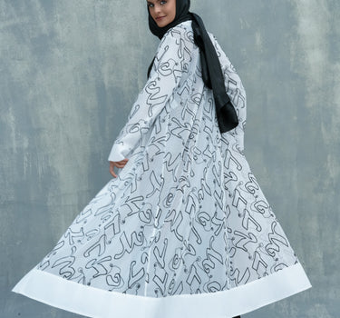 Embroidered Mesh Cardigan