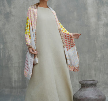 Plain Décolleté Maxi Dress