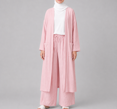 Open Front Long Cardigan