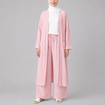 Open Front Long Cardigan