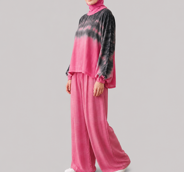 Ombré Long Sleeve Blouse
